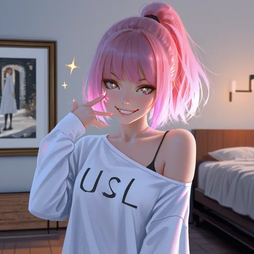 Crisp Semi-Realistic Anime Illustration